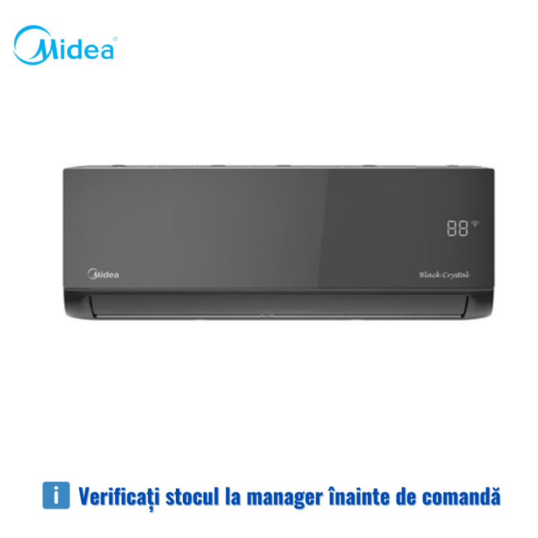 Aer conditionat Midea Black Crystal 12000 BTU Inverter WI-FI A+++